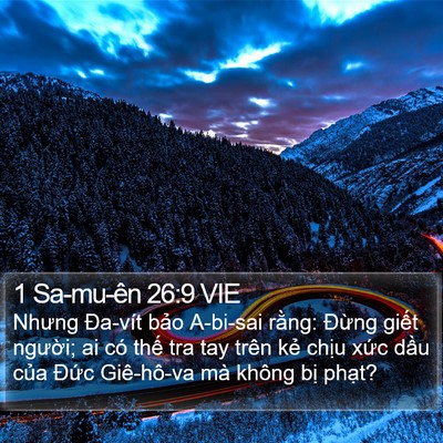 1 Sa-mu-ên 26:9 VIE Bible Verse Image