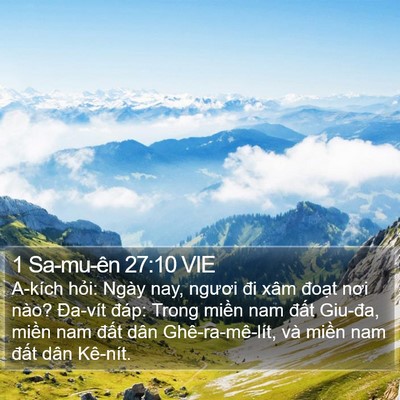 1 Sa-mu-ên 27:10 VIE Bible Verse Image