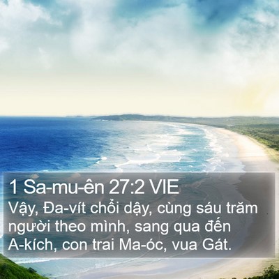 1 Sa-mu-ên 27:2 VIE Bible Verse Image
