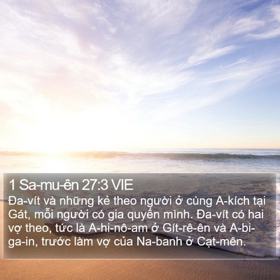 1 Sa-mu-ên 27:3 VIE Bible Verse Image