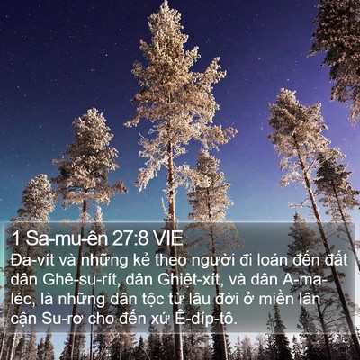 1 Sa-mu-ên 27:8 VIE Bible Verse Image