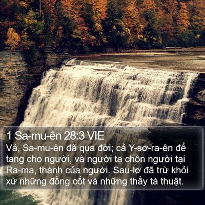1 Sa-mu-ên 28:3 VIE Bible Verse Image