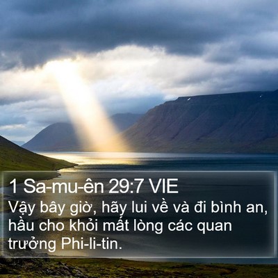1 Sa-mu-ên 29:7 VIE Bible Verse Image