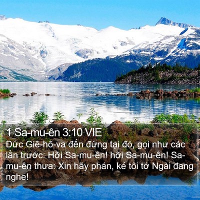 1 Sa-mu-ên 3:10 VIE Bible Verse Image