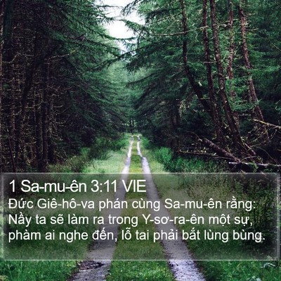 1 Sa-mu-ên 3:11 VIE Bible Verse Image