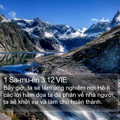 1 Sa-mu-ên 3:12 VIE Bible Verse Image