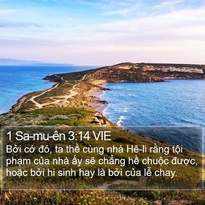 1 Sa-mu-ên 3:14 VIE Bible Verse Image