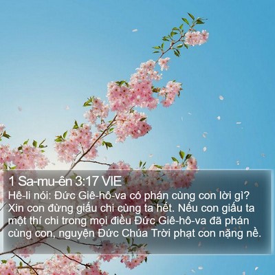 1 Sa-mu-ên 3:17 VIE Bible Verse Image