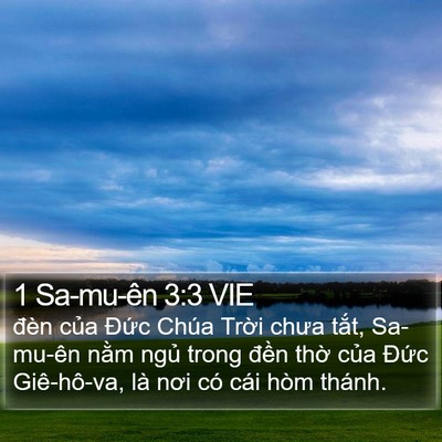 1 Sa-mu-ên 3:3 VIE Bible Verse Image