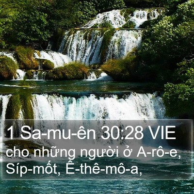 1 Sa-mu-ên 30:28 VIE Bible Verse Image