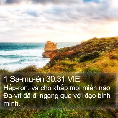 1 Sa-mu-ên 30:31 VIE Bible Verse Image