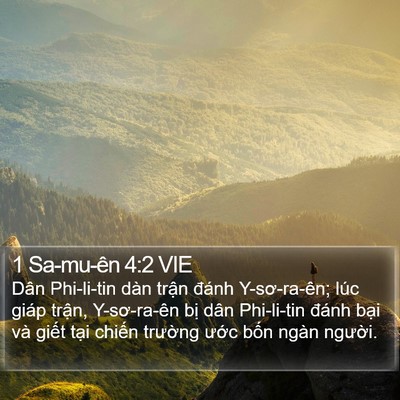 1 Sa-mu-ên 4:2 VIE Bible Verse Image