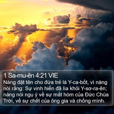 1 Sa-mu-ên 4:21 VIE Bible Verse Image