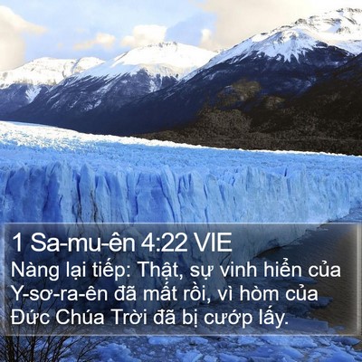 1 Sa-mu-ên 4:22 VIE Bible Verse Image