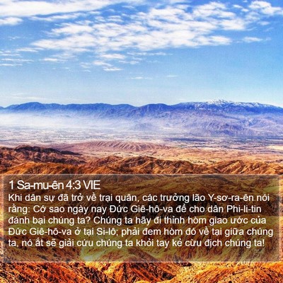 1 Sa-mu-ên 4:3 VIE Bible Verse Image