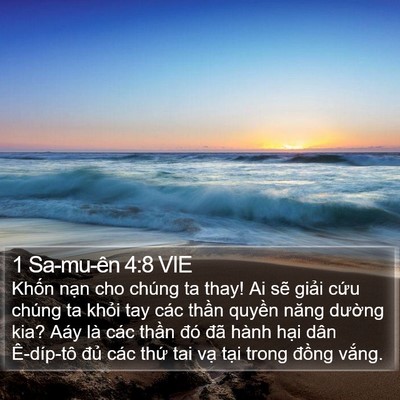 1 Sa-mu-ên 4:8 VIE Bible Verse Image