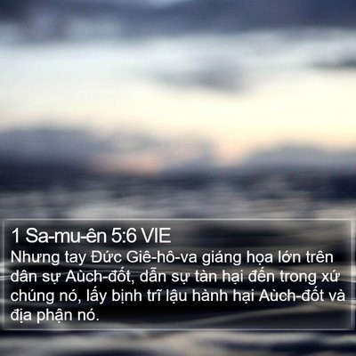 1 Sa-mu-ên 5:6 VIE Bible Verse Image