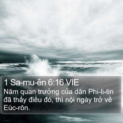 1 Sa-mu-ên 6:16 VIE Bible Verse Image