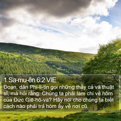 1 Sa-mu-ên 6:2 VIE Bible Verse Image