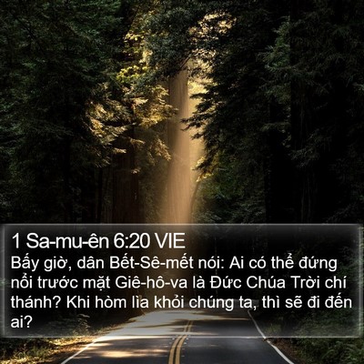 1 Sa-mu-ên 6:20 VIE Bible Verse Image