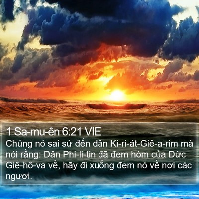 1 Sa-mu-ên 6:21 VIE Bible Verse Image