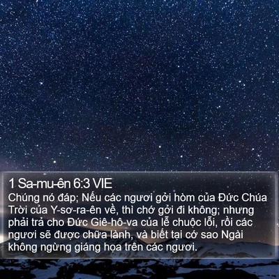 1 Sa-mu-ên 6:3 VIE Bible Verse Image