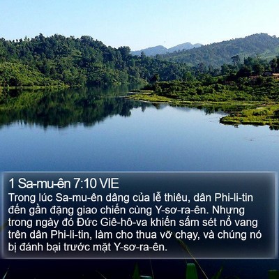 1 Sa-mu-ên 7:10 VIE Bible Verse Image
