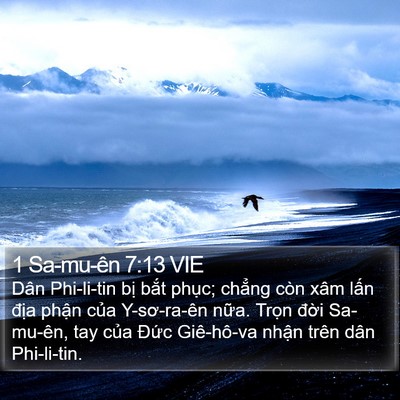 1 Sa-mu-ên 7:13 VIE Bible Verse Image