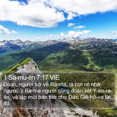 1 Sa-mu-ên 7:17 VIE Bible Verse Image