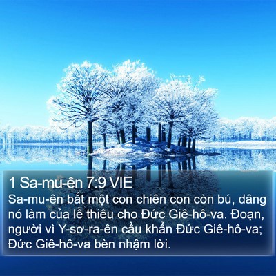 1 Sa-mu-ên 7:9 VIE Bible Verse Image