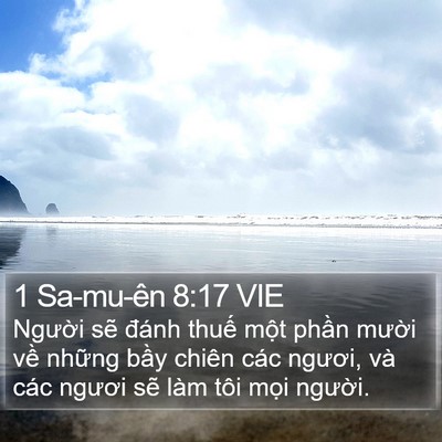 1 Sa-mu-ên 8:17 VIE Bible Verse Image