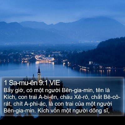 1 Sa-mu-ên 9:1 VIE Bible Verse Image