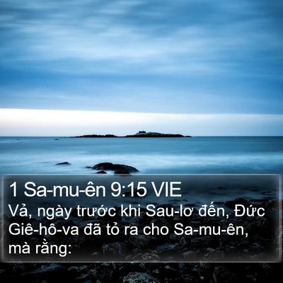1 Sa-mu-ên 9:15 VIE Bible Verse Image