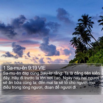 1 Sa-mu-ên 9:19 VIE Bible Verse Image