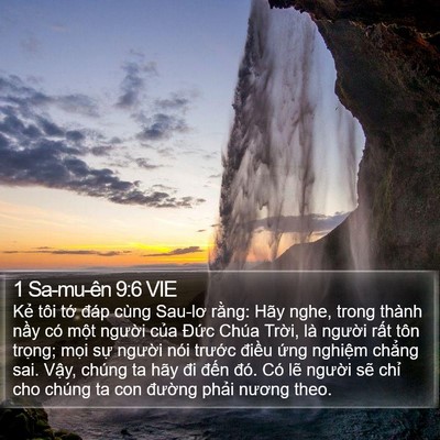 1 Sa-mu-ên 9:6 VIE Bible Verse Image