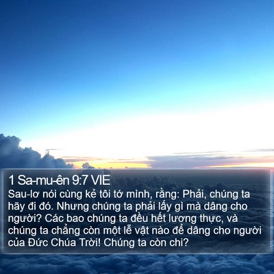 1 Sa-mu-ên 9:7 VIE Bible Verse Image