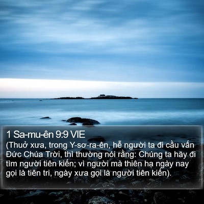 1 Sa-mu-ên 9:9 VIE Bible Verse Image