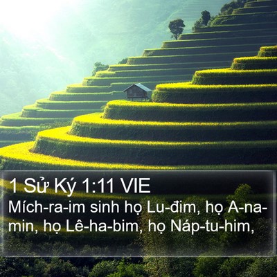 1 Sử Ký 1:11 VIE Bible Verse Image