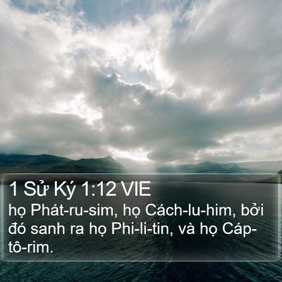 1 Sử Ký 1:12 VIE Bible Verse Image