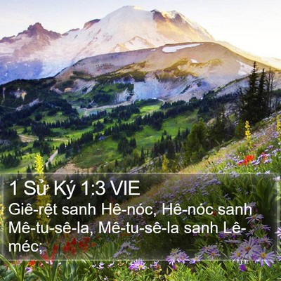 1 Sử Ký 1:3 VIE Bible Verse Image