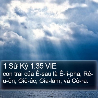 1 Sử Ký 1:35 VIE Bible Verse Image