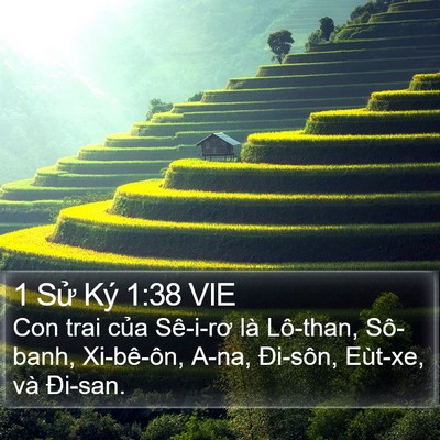 1 Sử Ký 1:38 VIE Bible Verse Image