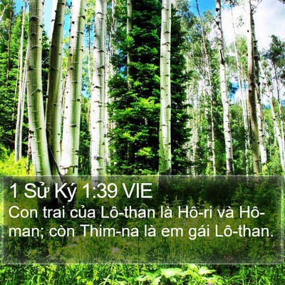 1 Sử Ký 1:39 VIE Bible Verse Image