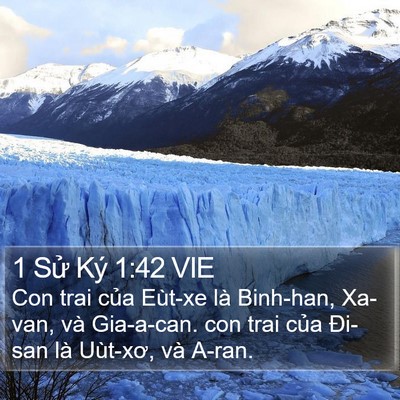 1 Sử Ký 1:42 VIE Bible Verse Image