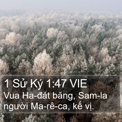 1 Sử Ký 1:47 VIE Bible Verse Image