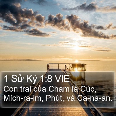 1 Sử Ký 1:8 VIE Bible Verse Image