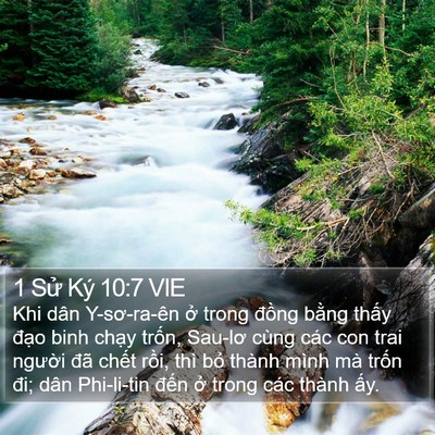 1 Sử Ký 10:7 VIE Bible Verse Image