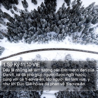 1 Sử Ký 11:10 VIE Bible Verse Image