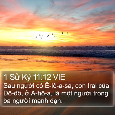 1 Sử Ký 11:12 VIE Bible Verse Image