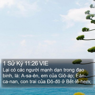 1 Sử Ký 11:26 VIE Bible Verse Image